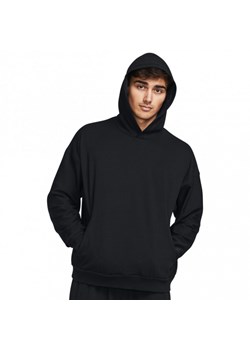 Meska bluza treningowa nierozpinana z kapturem Under Armour UA Journey Rib Hoodie - czarna ze sklepu Sportstylestory.com w kategorii Bluzy męskie - zdjęcie 175527287