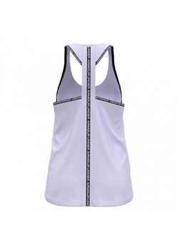 Damski top treningowy Under Armour Knockout Tank - fioletowy ze sklepu Sportstylestory.com w kategorii Bluzki damskie - zdjęcie 175527355