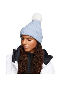 Damska czapka zimowa Under Armour W Halftime Pom Beanie - niebieska ze sklepu Sportstylestory.com w kategorii Czapki zimowe damskie - zdjęcie 175527589