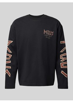 Bluzka z długim rękawem z nadrukami z logo model ‘Ancient Love Story’ ze sklepu Peek&Cloppenburg  w kategorii T-shirty męskie - zdjęcie 175528038