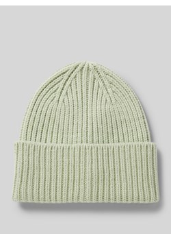 Czapka beanie z szerokim rondem model ‘Beky’ ze sklepu Peek&Cloppenburg  w kategorii Czapki zimowe damskie - zdjęcie 175528768