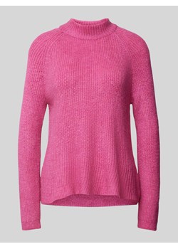 Sweter z dzianiny z półgolfem model ‘JADE’ ze sklepu Peek&Cloppenburg  w kategorii Swetry damskie - zdjęcie 175529005