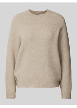 Sweter z dzianiny z prążkowanymi wykończeniami model ‘PEMIRI’ ze sklepu Peek&Cloppenburg  w kategorii Swetry damskie - zdjęcie 175533325