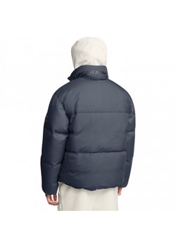 Męska kurtka z puchem naturalnym Under Armour Limitless Down Puffer Jacket - szara ze sklepu Sportstylestory.com w kategorii Kurtki męskie - zdjęcie 175535045