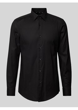 Koszula biznesowa o kroju slim fit z kołnierzykiem typu kent ze sklepu Peek&Cloppenburg  w kategorii Koszule męskie - zdjęcie 175544626