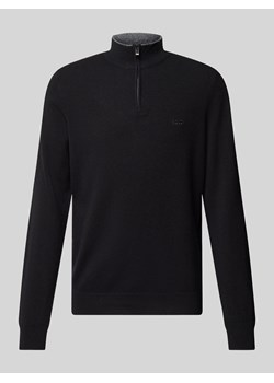 Sweter z dzianiny ze stójką model ‘Emarlo’ ze sklepu Peek&Cloppenburg  w kategorii Swetry męskie - zdjęcie 175544646