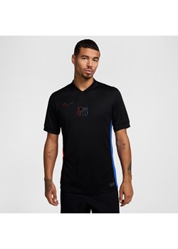 Męska koszulka piłkarska Nike Dri-FIT FC Barcelona Stadium 2024/25 (wersja wyjazdowa) – replika - Czerń ze sklepu Nike poland w kategorii T-shirty męskie - zdjęcie 175544799