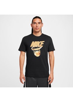 Męski T-shirt do koszykówki Dri-FIT Nike - Czerń ze sklepu Nike poland w kategorii T-shirty męskie - zdjęcie 175544806