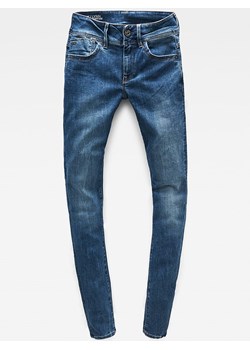 G-Star Dżinsy - Super Skinny fit - w kolorze niebieskim ze sklepu Limango Polska w kategorii Jeansy damskie - zdjęcie 175544989