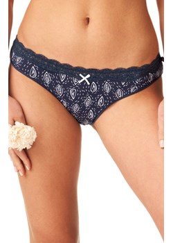 2-pack bawełniane figi damskie LPR 667, Kolor granatowy-wzór, Rozmiar M, Key ze sklepu Intymna w kategorii Majtki damskie - zdjęcie 175546396