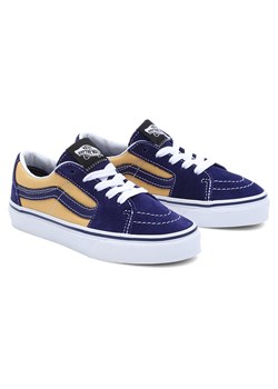 Vans Skórzane sneakersy &quot;SK8-Low&quot; w kolorze granatowo-jasnobrązowym ze sklepu Limango Polska w kategorii Trampki dziecięce - zdjęcie 175546485