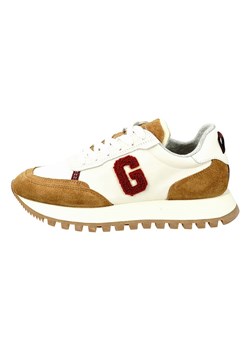 GANT Footwear Skórzane sneakersy &quot;Caffay&quot; w kolorze kremowo-jasnobrązowym ze sklepu Limango Polska w kategorii Buty sportowe damskie - zdjęcie 175546515