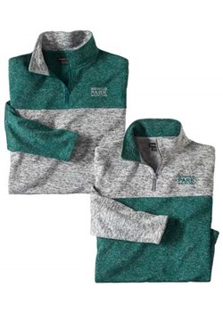 Zestaw 2 bluz z moltonu Wild Park ze sklepu Atlas For Men w kategorii Bluzy męskie - zdjęcie 175547038
