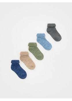 Reserved - Skarpetki 5 pack - granatowy ze sklepu Reserved w kategorii Skarpetki dziecięce - zdjęcie 175547627
