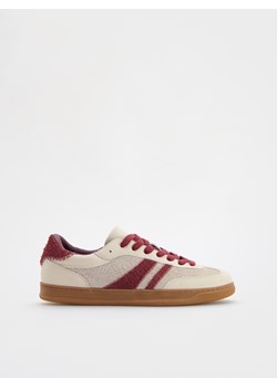 Reserved - Skórzane sneakersy ze wstawkami - wielobarwny ze sklepu Reserved w kategorii Buty sportowe męskie - zdjęcie 175550438