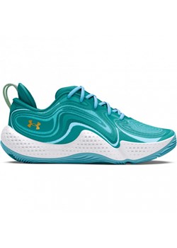 Buty do koszykówki uniseks Under Armour UA Spawn 6 - turkusowe ze sklepu Sportstylestory.com w kategorii Buty sportowe męskie - zdjęcie 175551378