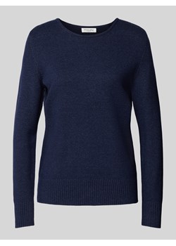 Sweter z dzianiny z prążkowanymi wykończeniami model ‘Aliv’ ze sklepu Peek&Cloppenburg  w kategorii Swetry damskie - zdjęcie 175551946