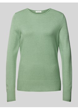 Sweter z dzianiny z prążkowanymi wykończeniami model ‘Aliv’ ze sklepu Peek&Cloppenburg  w kategorii Swetry damskie - zdjęcie 175552089