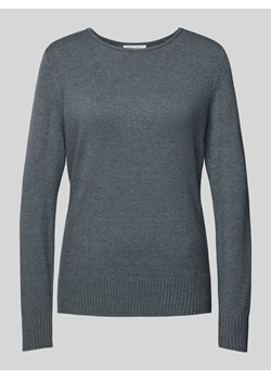 Sweter z dzianiny z prążkowanymi wykończeniami model ‘Aliv’ ze sklepu Peek&Cloppenburg  w kategorii Swetry damskie - zdjęcie 175552366