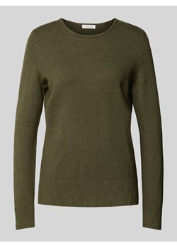 Sweter z dzianiny z prążkowanymi wykończeniami model ‘Aliv’ ze sklepu Peek&Cloppenburg  w kategorii Swetry damskie - zdjęcie 175552486