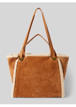 Torba shopper z aplikacją z logo model ‘OLIVER’ ze sklepu Peek&Cloppenburg  w kategorii Torby Shopper bag - zdjęcie 175552595