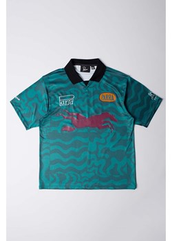 by Parra polo Sports Flage Polo Shirt kolor zielony  52102 ze sklepu PRM w kategorii T-shirty męskie - zdjęcie 175558059