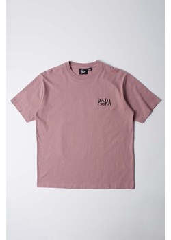 by Parra t-shirt bawełniany Furniture Sale męski kolor różowy z nadrukiem 52300 ze sklepu PRM w kategorii T-shirty męskie - zdjęcie 175558145