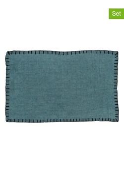 Ogo Living Podkładki stołowe (4 szt.) &quot;Palerme&quot; w kolorze niebieskim - 45 x 30 cm ze sklepu Limango Polska w kategorii Podkładki na stół - zdjęcie 175558567