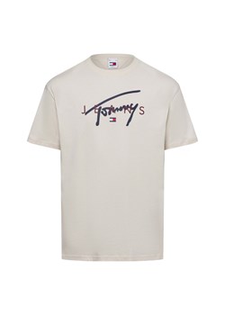 Tommy Jeans Koszulka męska Mężczyźni Bawełna écru nadruk ze sklepu vangraaf w kategorii T-shirty męskie - zdjęcie 175562195