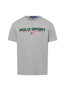 Polo Sport Koszulka męska Mężczyźni Bawełna jasny szary nadruk ze sklepu vangraaf w kategorii T-shirty męskie - zdjęcie 175562215