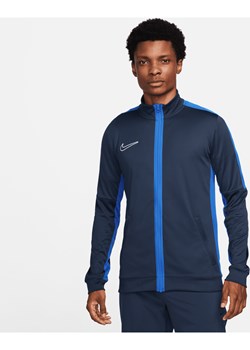 Męska dresowa bluza piłkarska z dzianiny Nike Dri-FIT Academy (wersja standardowa) - Niebieski ze sklepu Nike poland w kategorii Bluzy męskie - zdjęcie 175564938