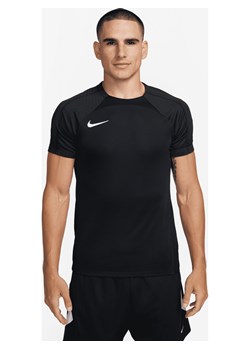 Męska koszulka piłkarska z krótkim rękawem Nike Dri-FIT Strike 3 (wersja standardowa) - Czerń ze sklepu Nike poland w kategorii T-shirty męskie - zdjęcie 175564947