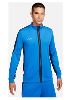 Męska dresowa bluza piłkarska z dzianiny Nike Dri-FIT Academy (wersja standardowa) - Niebieski ze sklepu Nike poland w kategorii Bluzy męskie - zdjęcie 175564956