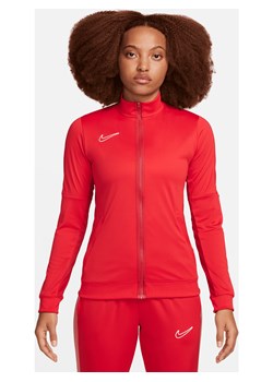 Damska dresowa bluza piłkarska z dzianiny Nike Dri-FIT Academy (wersja standardowa) - Czerwony ze sklepu Nike poland w kategorii Bluzy damskie - zdjęcie 175564978