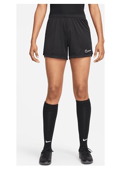 Damskie dzianinowe spodenki piłkarskie Nike Dri-FIT Academy (wersja standardowa) - Czerń ze sklepu Nike poland w kategorii Szorty - zdjęcie 175564989