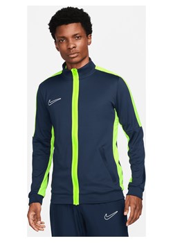 Męska dresowa bluza piłkarska z dzianiny Nike Dri-FIT Academy (wersja standardowa) - Niebieski ze sklepu Nike poland w kategorii Bluzy męskie - zdjęcie 175564999