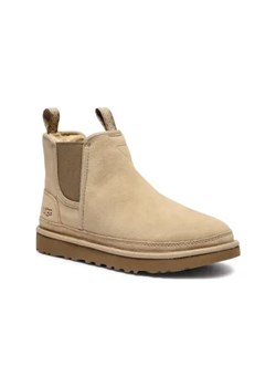 UGG Skórzane śniegowce M NEUMEL CHELSEA | z dodatkiem wełny ze sklepu Gomez Fashion Store w kategorii Buty zimowe męskie - zdjęcie 175566795