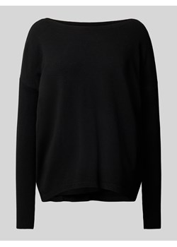 Sweter z dzianiny z prążkowanymi wykończeniami ze sklepu Peek&Cloppenburg  w kategorii Swetry damskie - zdjęcie 175570758