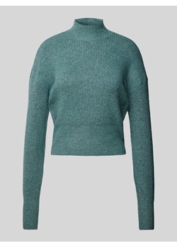 Sweter z dzianiny ze stójką model ‘NELLA’ ze sklepu Peek&Cloppenburg  w kategorii Swetry damskie - zdjęcie 175570808