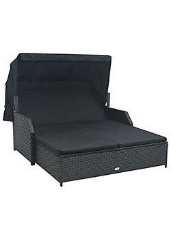 Dwuosobowy leżak z zadaszeniem - Ondela ze sklepu Edinos.pl w kategorii Leżaki ogrodowe - zdjęcie 175571775