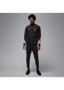 Męski dzianinowy dres piłkarski Jordan Dri-FIT Paris Saint-Germain Strike (wersja trzecia) - Czerń ze sklepu Nike poland w kategorii Dresy męskie - zdjęcie 175574358