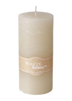 Boltze Gruba świeca "Casual" w kolorze beżowym ze sklepu Limango Polska w kategorii Świece i dyfuzory - zdjęcie 175576609