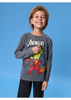 Sinsay - Koszulka z długimi rękawami Marvel - szary ze sklepu Sinsay w kategorii T-shirty chłopięce - zdjęcie 175582876