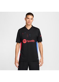 Męska koszulka piłkarska Nike Dri-FIT FC Barcelona Stadium 2024/25 (wersja wyjazdowa) – replika - Czerń ze sklepu Nike poland w kategorii T-shirty męskie - zdjęcie 175589757