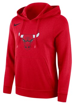 Damska dzianinowa bluza z kapturem Nike NBA Chicago Bulls Club - Czerwony ze sklepu Nike poland w kategorii Bluzy damskie - zdjęcie 175589818