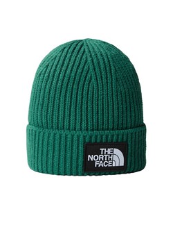 Czapka The North Face Logo Box Beanie 0A3FJXNL11 - zielona ze sklepu streetstyle24.pl w kategorii Czapki zimowe męskie - zdjęcie 175590225