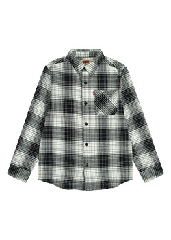 Levi's Kids Koszula flanelowa w kolorze czarno-białym ze sklepu Limango Polska w kategorii Koszule chłopięce - zdjęcie 175590498