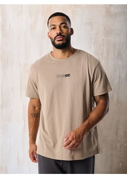 Sinsay - Koszulka z napisem - beżowy ze sklepu Sinsay w kategorii T-shirty męskie - zdjęcie 175594476