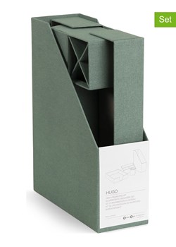 BigsoBox 4-częściowy zestaw organizerów &quot;Hugo&quot; w kolorze zielonym ze sklepu Limango Polska w kategorii Akcesoria biurowe - zdjęcie 175595167