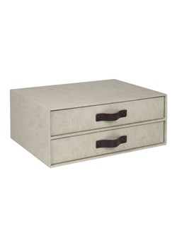 BigsoBox Pudełko "Birger" w kolorze beżowym z szufladami - A4 ze sklepu Limango Polska w kategorii Akcesoria biurowe - zdjęcie 175600646